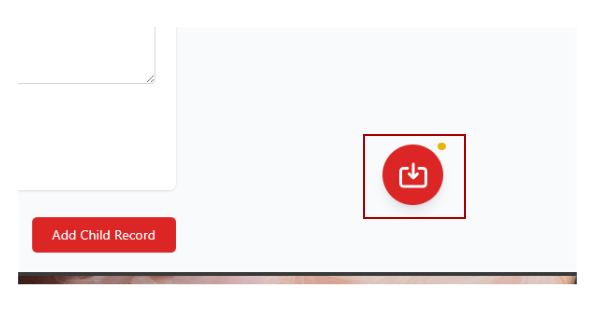 Offline Records Button